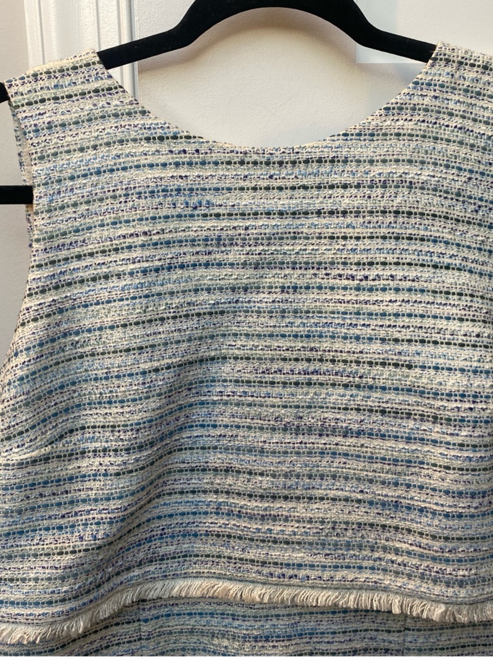 Tweed business casual mini dress by Ann Taylor - Picture 3 of 7